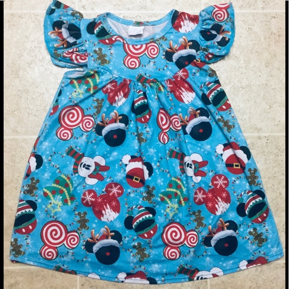 ⭐️ GIRLS “MICKEY MOUSE” DRESS ⭐️ - Picture 1 of 2